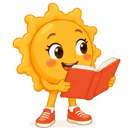 Sunny mit Buch
