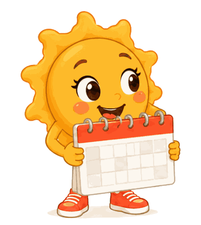 Sunny mit Kalender