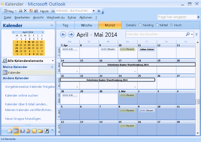 iCal in Outlook importieren – Anleitung für den MS Outlook Kalender - Schulferien.eu 