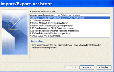 iCal in Outlook importieren – Anleitung für den MS Outlook Kalender - www.schulferien.eu