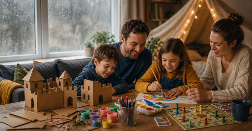 Aktivitäten für Regentage in den Schulferien: 25 Indoor-Ideen für Familien
