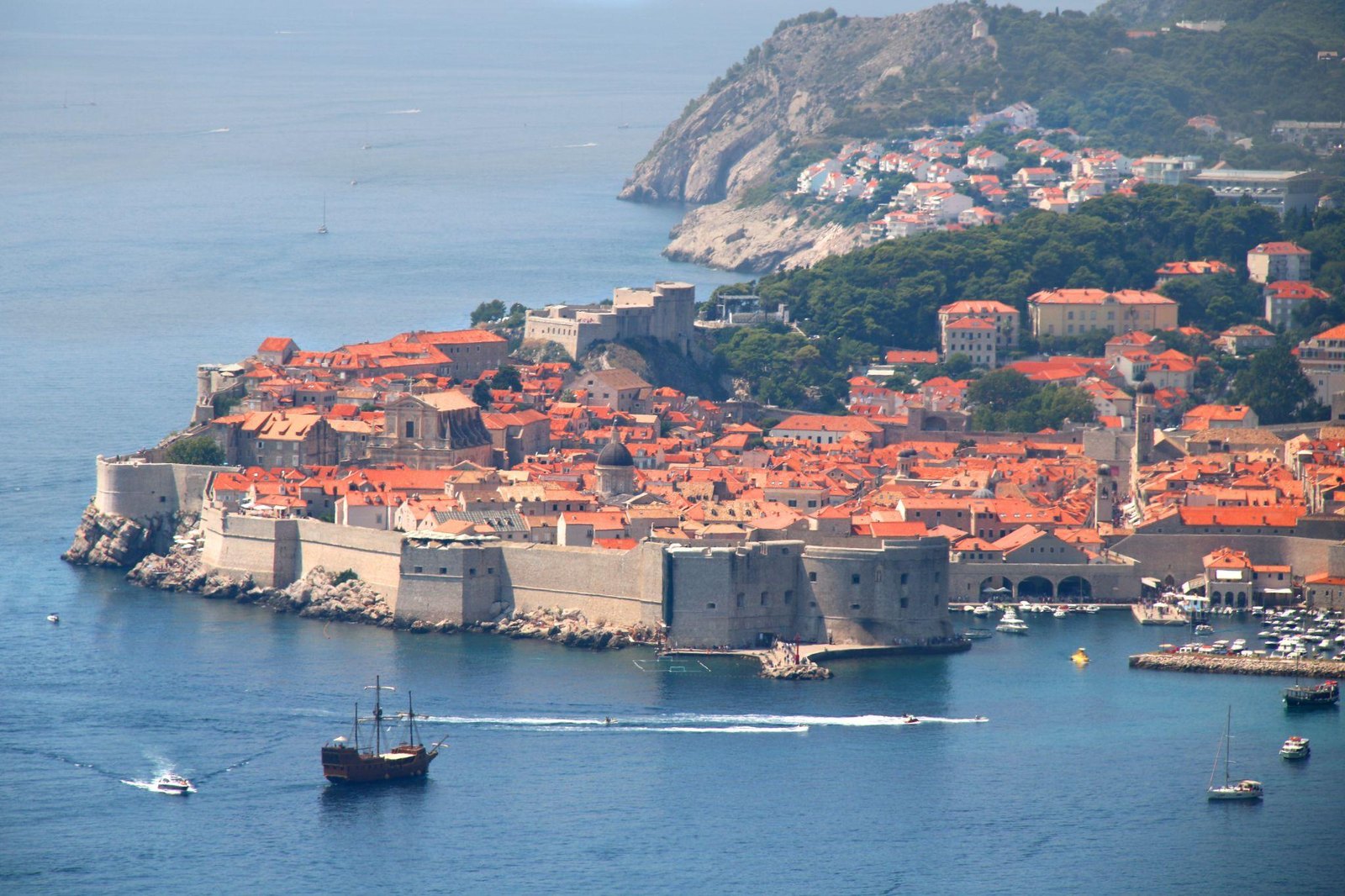 Altstadt von Dubrovnik an der kroatischen Adriaküste